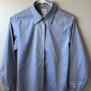 Brooks Brothers Women's Size 6 Blue Shirt